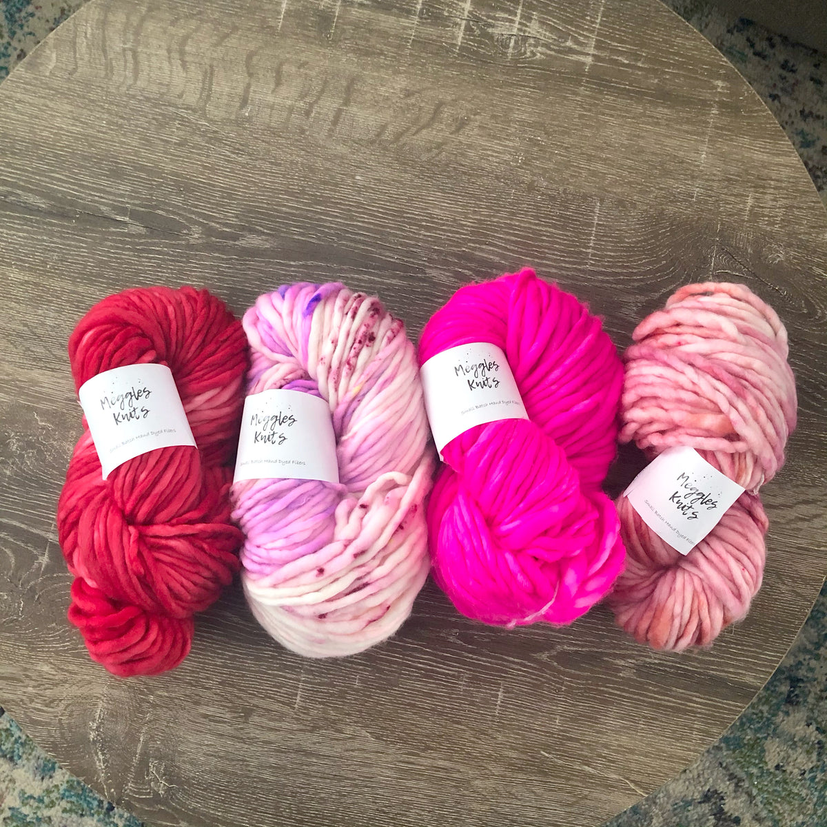 Hot Pink Puff Super Bulky – Meggles Knits