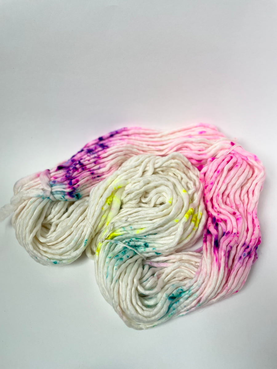 Neon Rainbow Puff Super Bulky