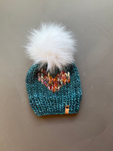 Reflecting Pool and Molina Big Heart Beanie