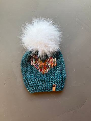 Reflecting Pool and Molina Big Heart Beanie