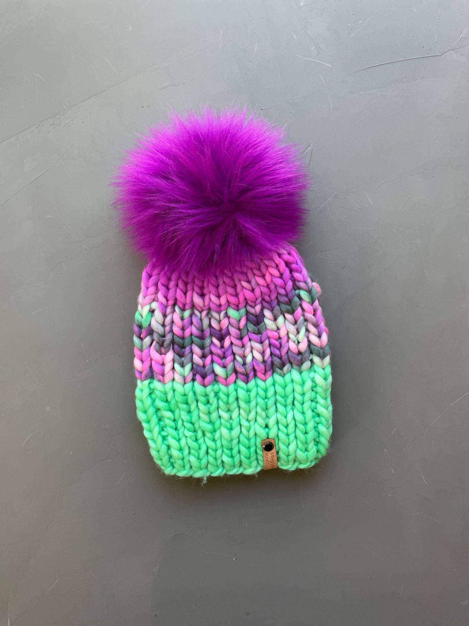 Nohku Beanie Northern Lights Purple