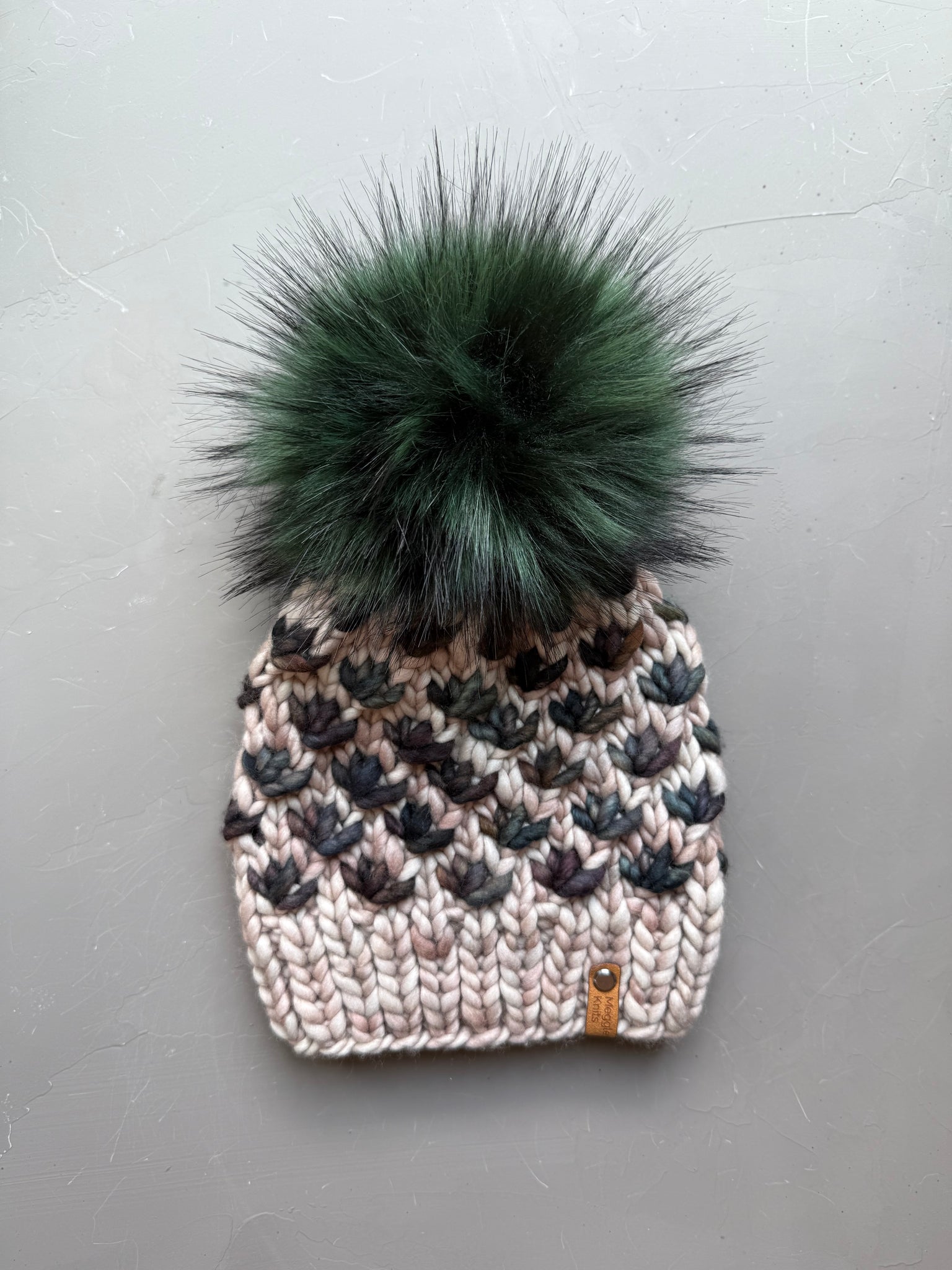 Whole Grain and Woodland Lotus Flower Beanie