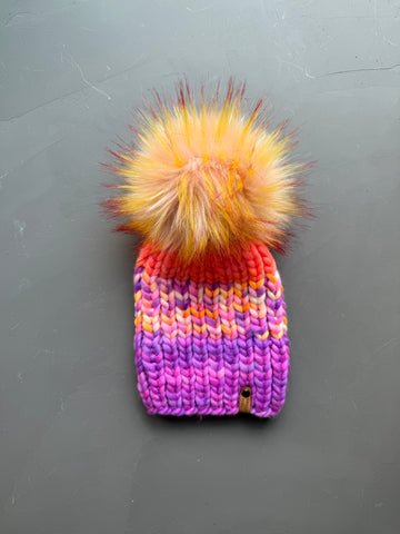 Let’s Party and Purple Nohku Beanie Adult