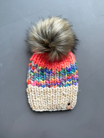 Amazing Disaster and Ivory Nohku Beanie Adult