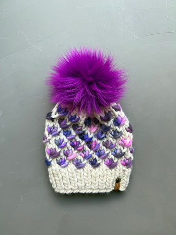 Natural and Main Character Energy Lotus Flower Beanie