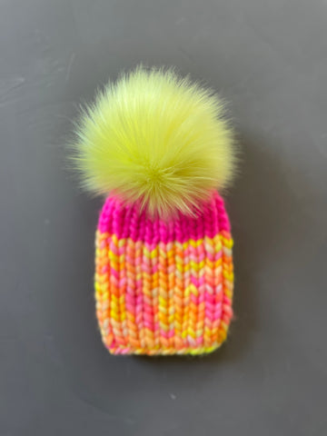 Hot Pink Puff Super Bulky – Meggles Knits