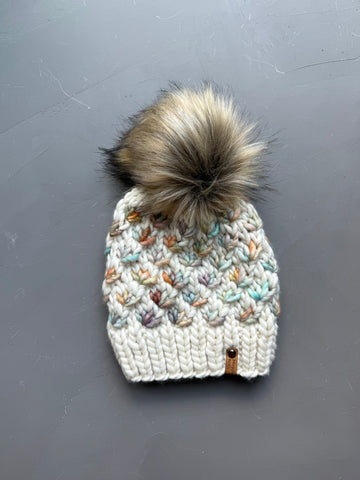 Natural and Amphibian Lotus Flower Beanie