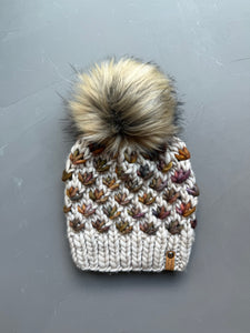 Fog and Piedras Lotus Flower Beanie