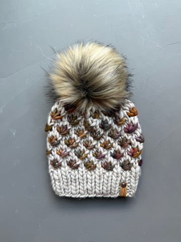 Fog and Piedras Lotus Flower Beanie