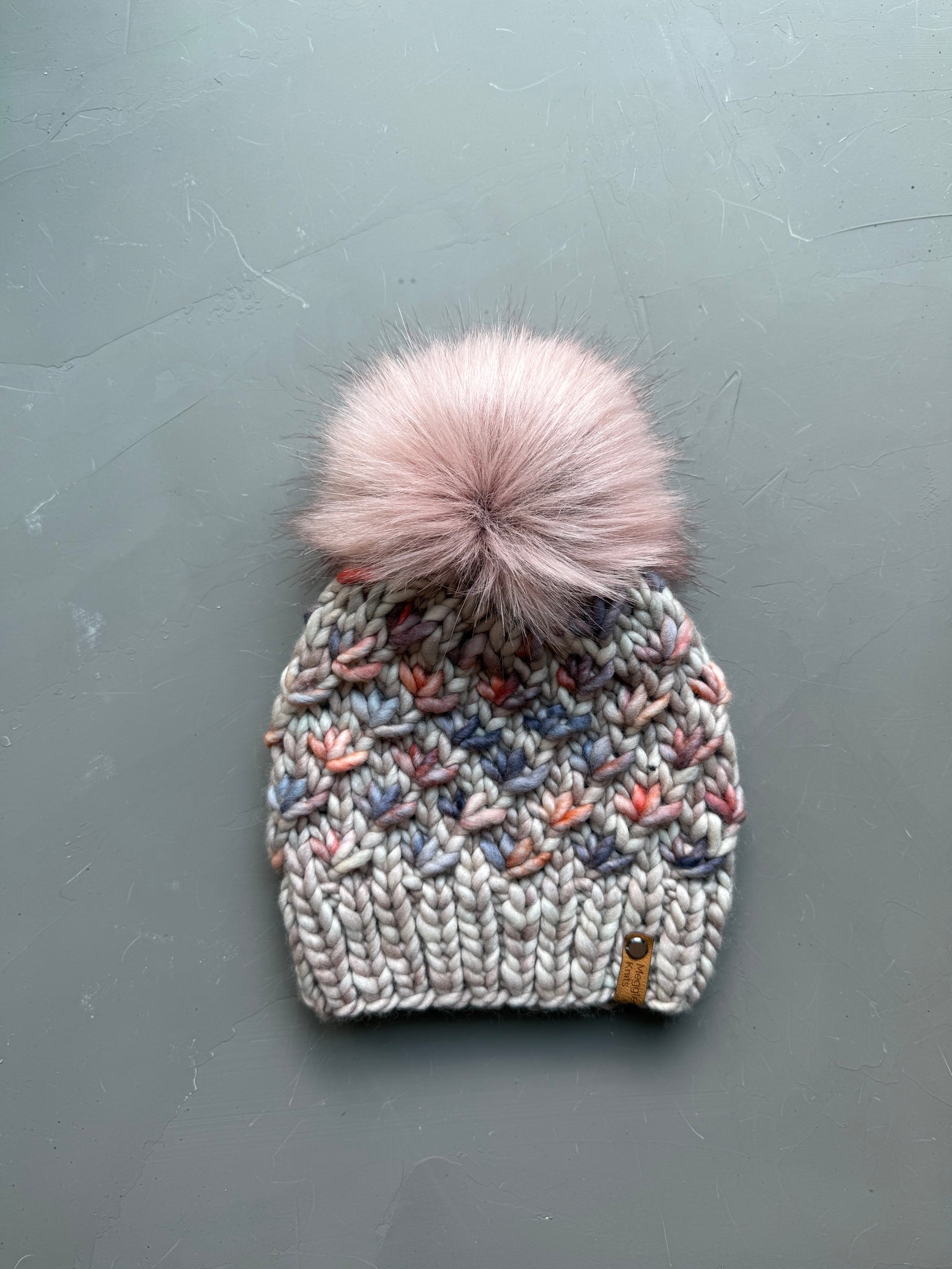 Whole Grain and Plumage Lotus Flower Beanie
