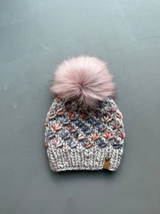 Whole Grain and Plumage Lotus Flower Beanie