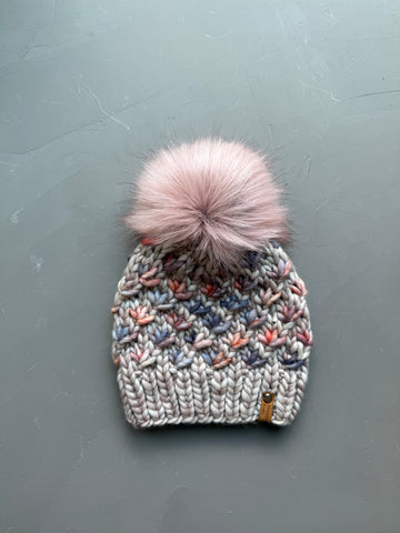 Whole Grain and Plumage Lotus Flower Beanie