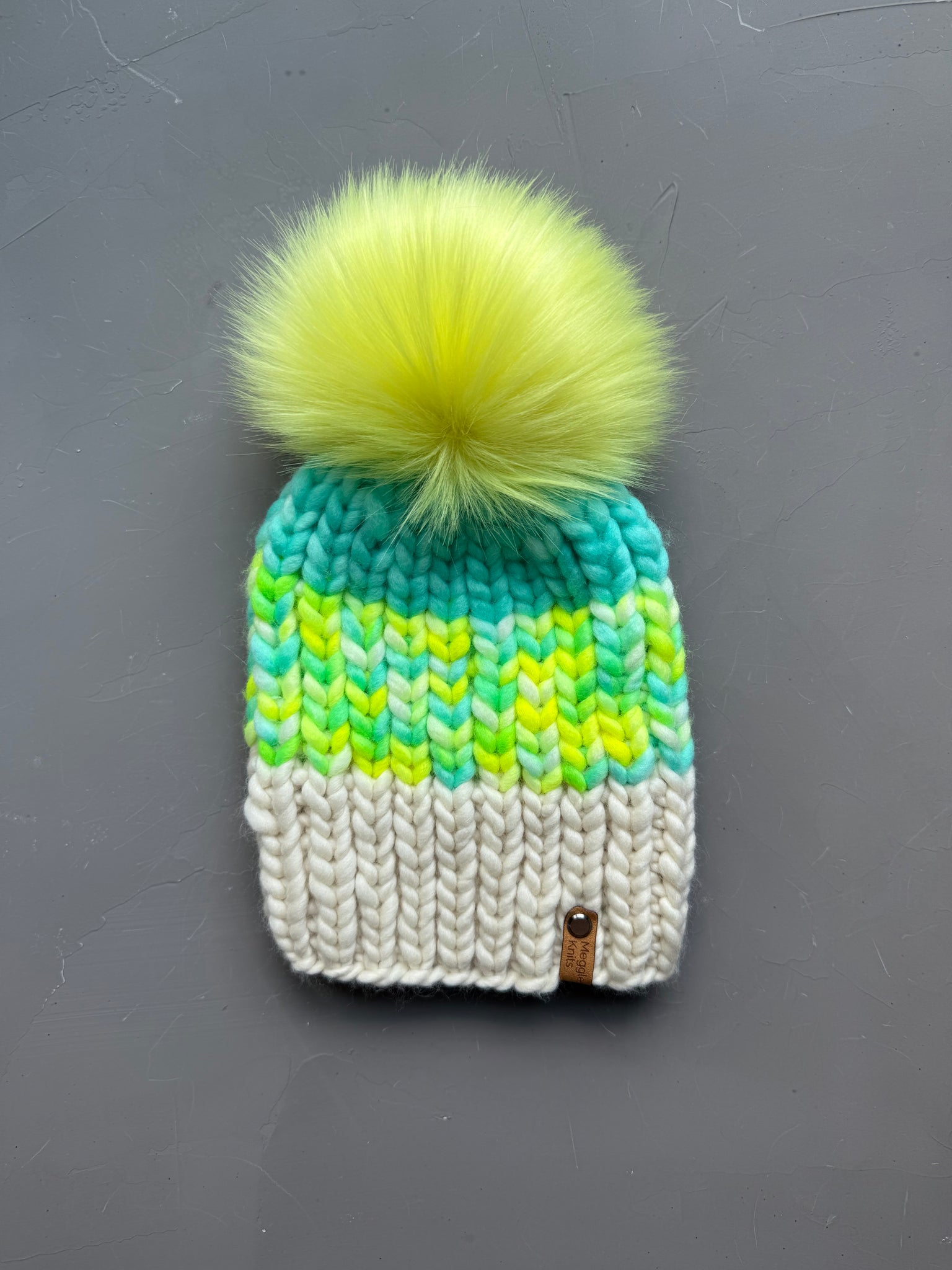 Electric Lemon Lime Nohku Beanie Adult