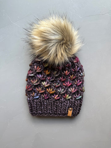 Pearl Ten and Diana Lotus Flower Beanie