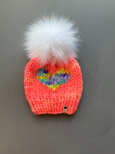 Hot Lava and Extreme Farts Big Heart Beanie