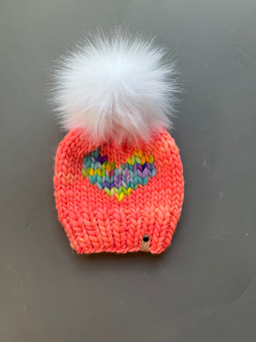 Hot Lava and Extreme Farts Big Heart Beanie