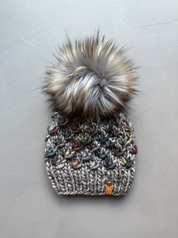 Sombras and Woodland Lotus Flower Beanie