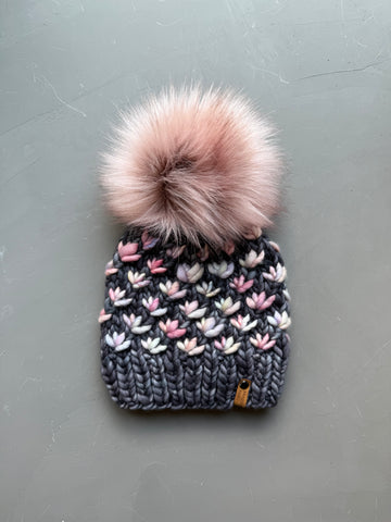 Plomo and Rosalinda Lotus Flower Beanie