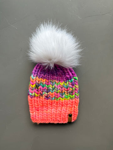 Fruity Pebbles and Hot Lava Nohku Beanie Adult