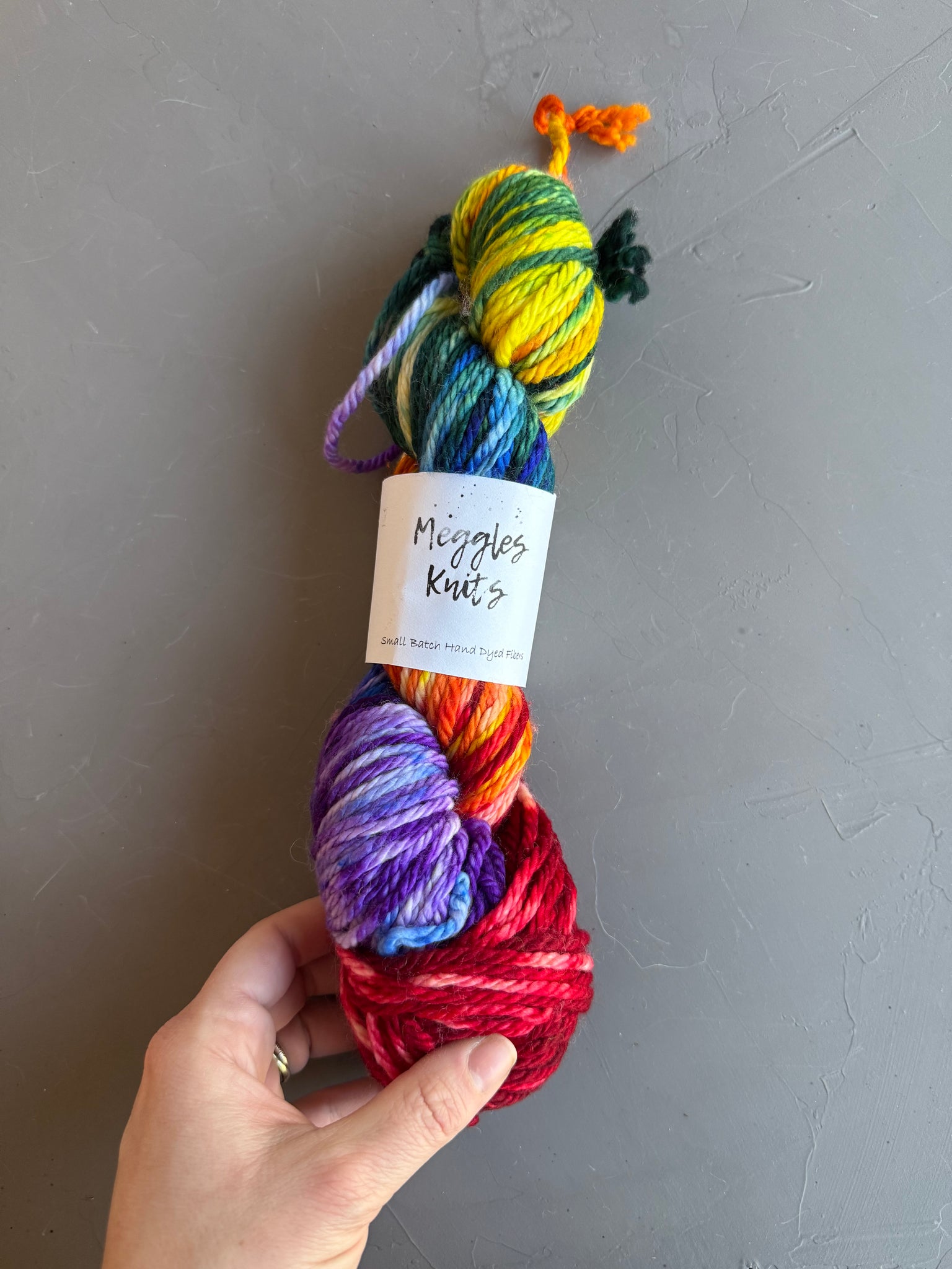 Bulky 3 Ply: Classic Rainbow