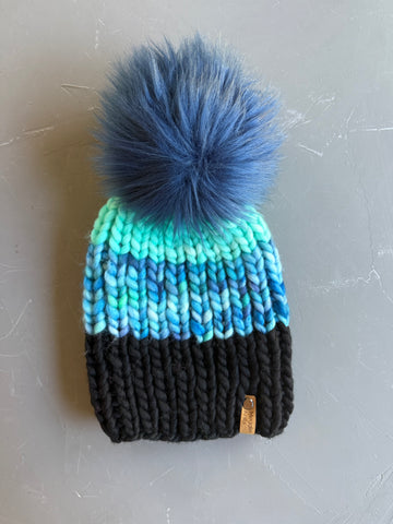 Blue zone and Black Nohku Beanie Adult