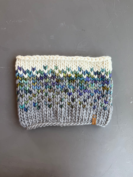 Indiecita Sunrise Hand Knit Merino Wool Cowl