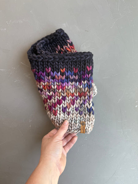 Talisman Sunrise Hand Knit Merino Wool Cowl