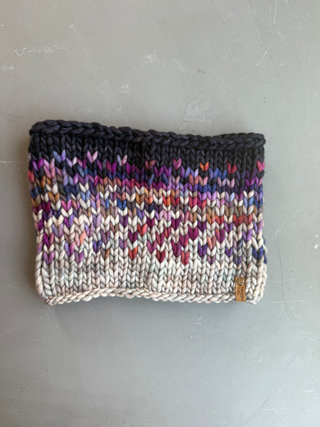 Talisman Sunrise Hand Knit Merino Wool Cowl