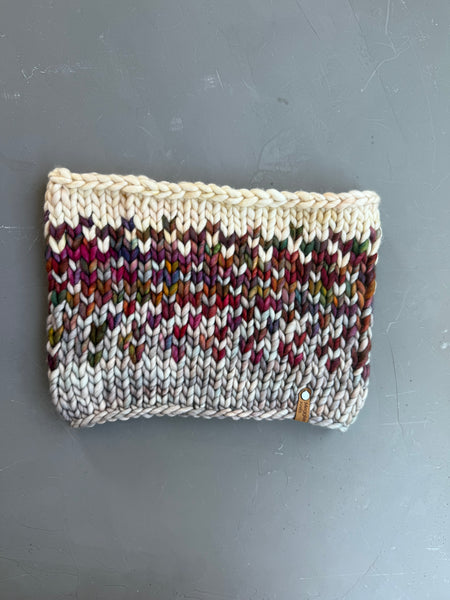 Diana Sunrise Hand Knit Merino Wool Cowl