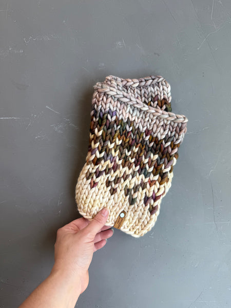 Piedras Sunrise Hand Knit Merino Wool Cowl