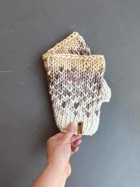 Whole Grain Sunrise Hand Knit Merino Wool Cowl