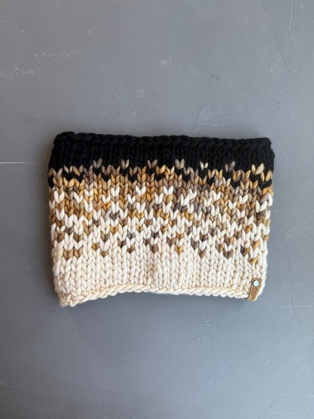 Laguna Sunrise Hand Knit Merino Wool Cowl