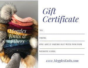 Adult Okemo Hat Gift Certificate