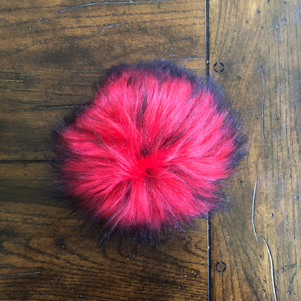 Cotton Candy Faux Fur Pom Pom – Meggles Knits